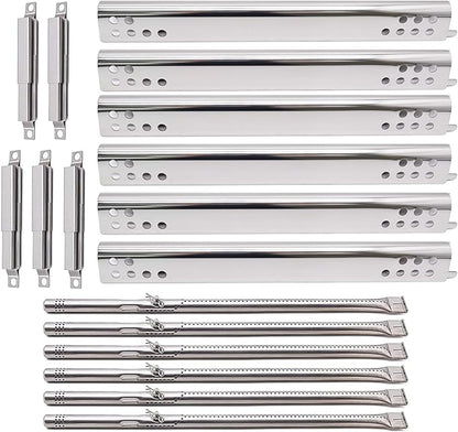 Criditpid Grill Replacement Parts for Charbroil Performance 6 Burner 463276517 463244819 463276617 463238218, 5 Burner 463347518 463347519, 4 Burner 463347017. Heat Plates, Burners, Crossover Tubes.