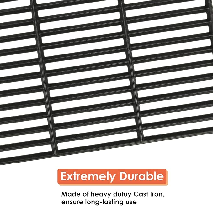 Uniflasy Replacement Parts for Nexgrill 6 Burner 720-0896B, 17 Inch Grill Grates for Nexgrill Deluxe 6 Burner Gas Grill Replacement Parts for Nexgrill 720-0896 720-0896E 720-0898 720-0896X 720-0898A