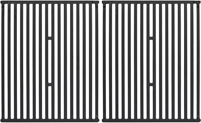 Leship 15" Grill Grates Replace for Broil King 9453-54,9453-57,9453-64,9865-54,9453-67,Broil-Mate,Sterling,Huntington Gas Grills. Heavy Duty Cast Iron Cooking Grid Grates (15" x 12 3/4")