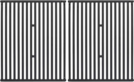 Leship 15" Grill Grates Replace for Broil King 9453-54,9453-57,9453-64,9865-54,9453-67,Broil-Mate,Sterling,Huntington Gas Grills. Heavy Duty Cast Iron Cooking Grid Grates (15" x 12 3/4")