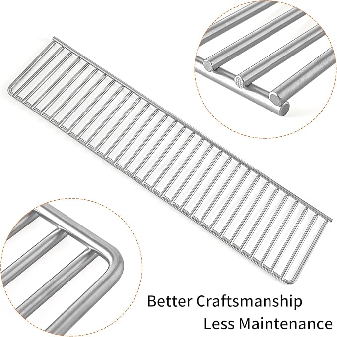 47004 Grill Warming Rack for Bull 30" Grill Heavy Duty 304 Stainless Steel Grill Replacement Part Accessories for Bull Angus Outlaw Lonestar 4 Burner & Bison Charcoal BBQ Grills