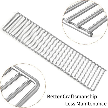 47004 Grill Warming Rack for Bull 30" Grill Heavy Duty 304 Stainless Steel Grill Replacement Part Accessories for Bull Angus Outlaw Lonestar 4 Burner & Bison Charcoal BBQ Grills
