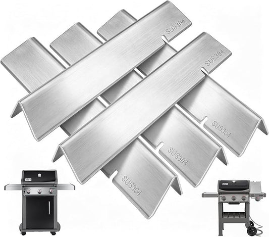 3400302 Flavorizer Bars for Weber GS4 Spirit II/I 300 SER E310 E320 S310 S320 Accessories Weber GS4 Spirit 2 Grill Replacement Parts Webber 7636 69797 67046 Burner Covers 15.3", 304 Stainless Steel