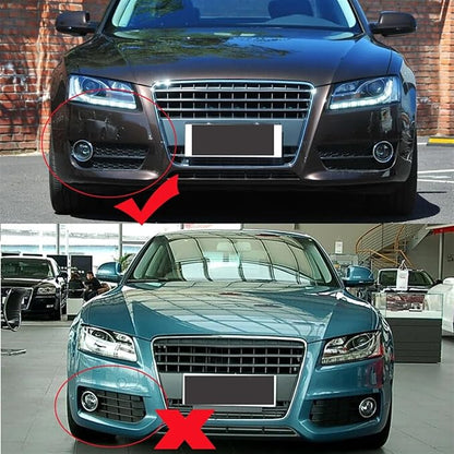 Fog Lamps Cover Front Bumper Honeycomb Mesh Grill Fog Light Cover A5 for Coupe/for Sportback