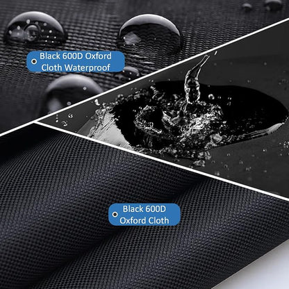 Outdoor Sandbox Cover, Square Kids Sand Box Covers Waterproof and Windproof, Children's Large Sandboxes Cover Sandproof.(57" L×57" W×8" H,Black)
