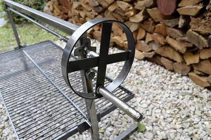 Iron Argentinian Style Santa Maria Grill- Size : 100 x 50 cm (40 x 20 in) Cod 1 (Santa Maria Grill + Brasier)