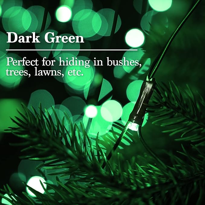 JMEXSUSS 360 LED Halloween Net Lights, Green, 12ft x 5ft | Outdoor Waterproof, Connectable, Plug in, Mesh Lights with Remote for Bushes Shrubs Christmas Halloween Decorations
