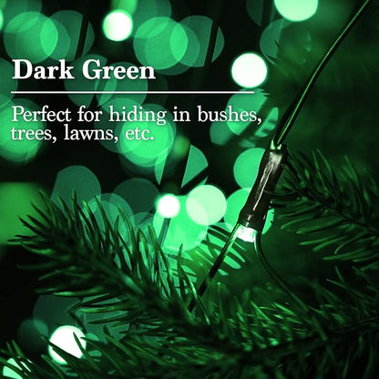 JMEXSUSS 360 LED Halloween Net Lights, Green, 12ft x 5ft | Outdoor Waterproof, Connectable, Plug in, Mesh Lights with Remote for Bushes Shrubs Christmas Halloween Decorations