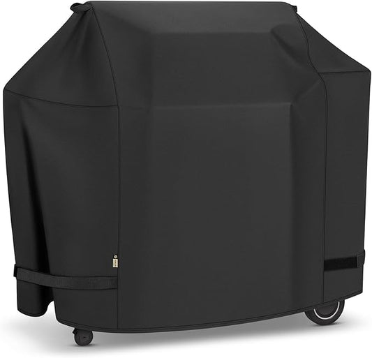 Arcedo Heavy Duty Waterproof Grill Cover Compatible with Traeger Ironwood 885 – Full-Length Outdoor Wood Pellet Smoker Cover for Ironwood 650, Timberline 850, Weatherproof Grill Protector, Black
