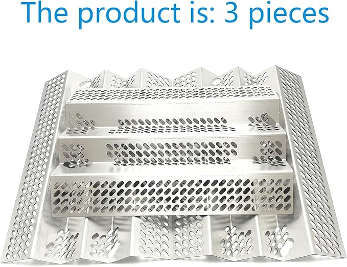 S461 Stainless Steel Heat Plate Replacement Parts for AOG, American Outdoor 24NB 24NG 24NP 24PC 36PC DCP480CSP Gas Grill（16GA -3pack 15-7/16" x 10 5/8"