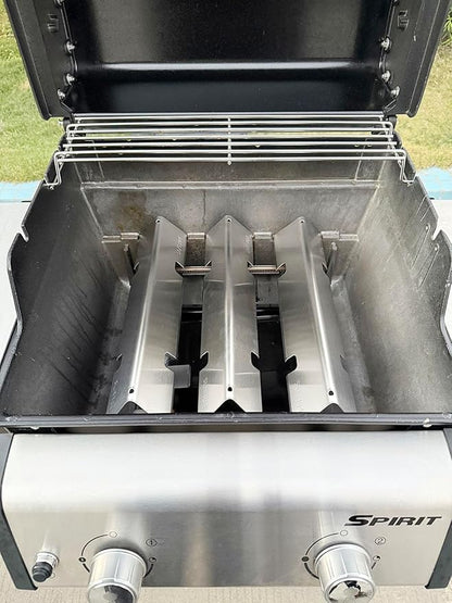 Flavorizer Bars for Weber Spirit 2 Grill Replacement Parts GS4 Spirit II 7635 67045 68842 69796,Grill Parts for Weber GS4 Spirit II/I E210 S210 E220 S220 Weber Flame Covers 3400301 304 Stainless Steel
