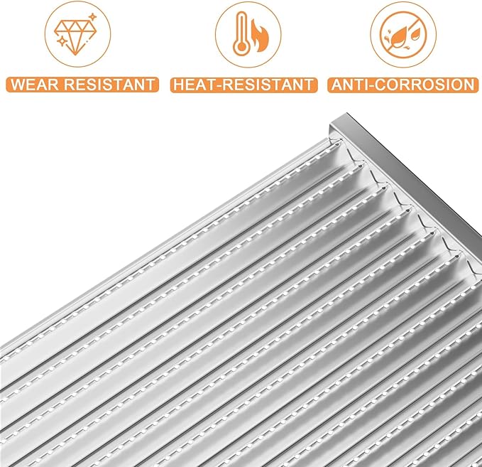 17 1/8 X 9 3/8" Grill Emitter Grates for Charbroil TRU-Infrared 2 Burner 463644220 463642316, G362-2100-W1 Replacement for Charbroil Parts 463632320 463675016 463245518 463675016P1 466642316 466642416