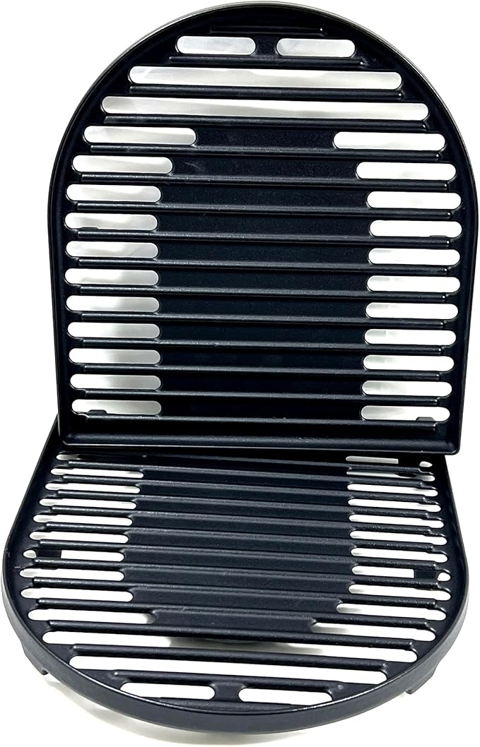 DC126 Cast Iron Grill Cooking Grates for Coleman Roadtrip Swaptop Grills LX LXE LXX, Non-Stick Grids Grates, 2 Pack