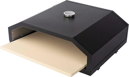 Suburban Pizza Oven, Fits on Suburban 18” Griddle – Anti Rust, Lightweight, Easy-to-use RV Pizza Oven, Black (‎3082A) | Universal outdoor oven with pizza stone & carry bag; integrated thermometer; 15-min preheat; anti-rust; lightweight