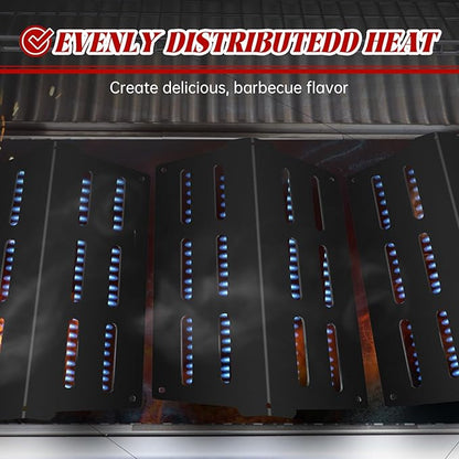 7620 7621 Flavorizer Bars for Weber Genesis 300 Series, E310, S310, E320, E330, S330, EP310, EP320, EP330 Grill with Front-Mounted Control (7620+7622+62752, 7620+7622+62752)