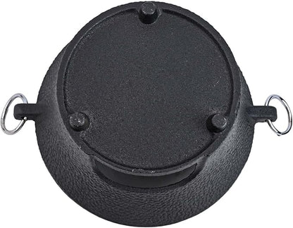 Cast Iron Charcoal Stove With Thickened Base For Even Heat, Portable Korean Cooktop And Japanese BBQ Grill For Outdoor Camping Or Picnic Cooking(19.5cm)