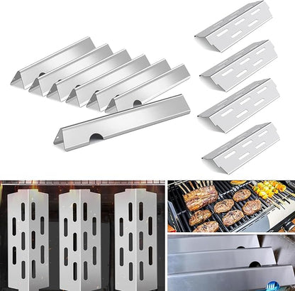 Flavorizer Bars and Heat Deflectors for Weber Genesis II E-410, S-410, LX E-440, S-440 (304 Stainless Steel, 66030 * 7+ES/410 * 4)