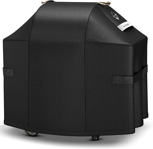 [Upgraded 800D Heavy Duty Fabric] 58" Grill Cover for Weber Genesis II,LX 300 and Genesis 300 Series Outdoor Gas Grill,Waterproof BBQ Cover,Tear & Fade Resistant 7130 Gas Grill Cover for Weber Grill