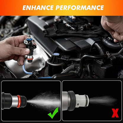1999-2007 Fuel Injector Compatible for Chevy Express Silverado, for GMC Sierra Envoy Yukon Savana 1500/2500/3500 1999-2007, for Cadillac Escalade 2002-2006, V8 4.8L/5.3L/6.0L, Replace 17113553
