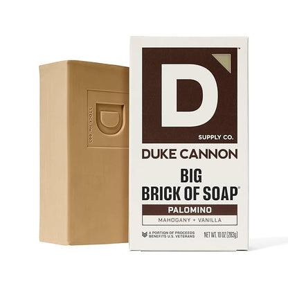 Duke Cannon Big Brick of Soap Variety Pack – Palomino, Seawolf & Sawtooth, Large 10 oz Triple Milled Men’s Bar Soap Set, Long-Lasting Body Soap Bundle
