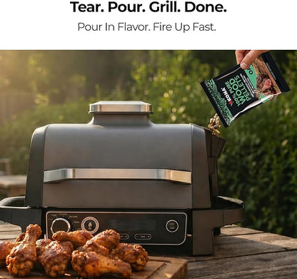 Kona Smoke Pods 100% Oak Pellets Intended for Ninja Woodfire Grill, 24 Stay-Fresh - Sealed Single-Use Pouches for No-Mess Smoking Sessions