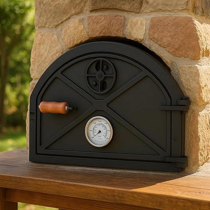 Wood-fired oven door with left handle - Sor Pampa Grill - Cod 31