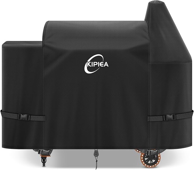 600D Pellet Grill Cover for Pit Boss Sportsman 1100 & 1600, and Mahogany 1000 Series, Waterproof BBQ Smoker Cover, UV Resistant, No Tear, No Fading
