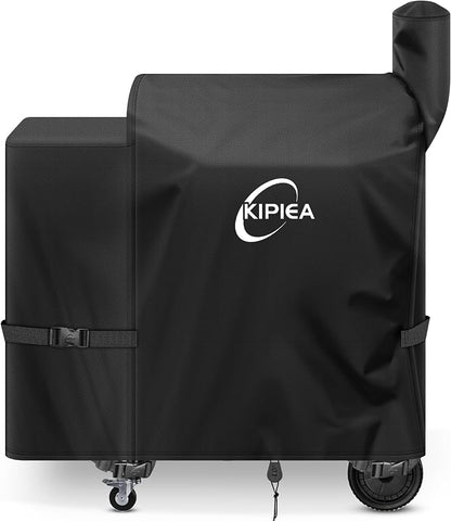 Pellet Grill Cover for Z Grills 700, 600D Waterproof Smoker Cover | Heavy Duty, UV Resistant, No Tear, No Fading, 4 Windproof Buckles, drawstring, 2 side buckles