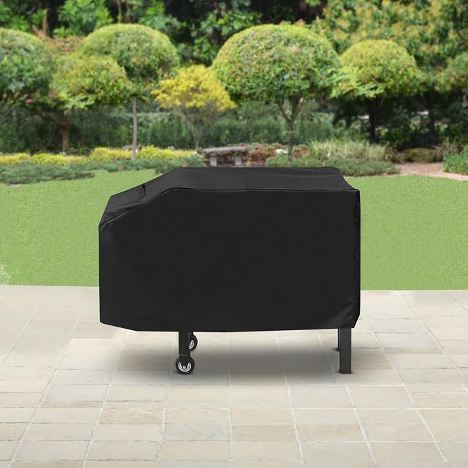 SunPatio 28 Inch Grill Griddle Cover Compatible for Blackstone Nexgrill Flat Top 2 Burner Gas Griddle Cooking Station, Outdoor BBQ Gas Grill Cover with Waterproof Sealed Seam