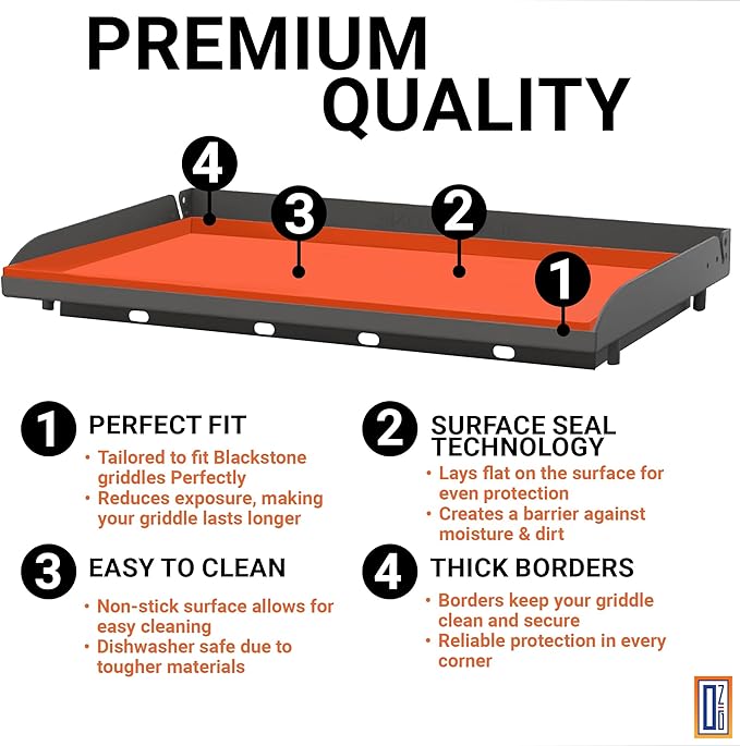 28" XL Premium Silicone Griddle Mat for Blackstone 28 Inch XL Grill, Heavy Duty Food Grade Silicone Griddle Cover, Keep Your Grill Clean and Rust-Free All Year Long