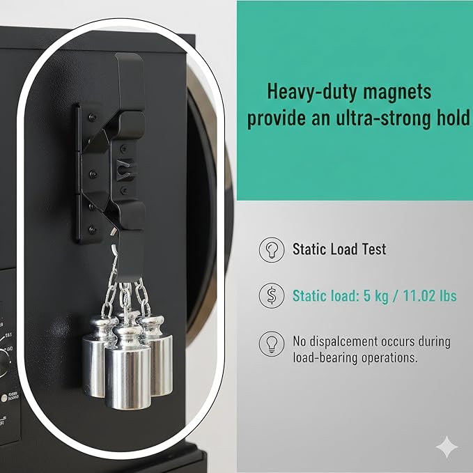 Magnetic Power Cord Organizer for Traeger Pellet Grills and Smokers - Three powerful magnets with anti-slip design for Tangle-Free Cord Storage, Fits Most Pellet Smoker Accessory