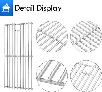 47629 47628 Grill Grates Replacement Parts for Bull Angus Outlaw Lonestar 4 Burner 26038 26039 41629 87048 Grill Grates Lion Premium 32-Inch L75000 Grids Stainless Steel 16517 Cooking Grate