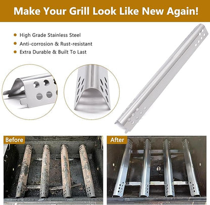 Criditpid Grill Replacement Parts for Charbroil Performance 4 Burner 463347017, 463342119, 463377319, 463349917, 463376017, 463335517, 463332718, 463347418, G470-5200-W1 Burner Char-Broil Grill Parts