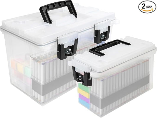 Sheffield Ammo Box Made in USA, Stackable Lockable Ammo Storage Box, Frost | XL & Standard Lockable Storage Box, Water & Dust Resistant Dry Box, Secures Hunting Gear, Gun Accessories, Supplies, Bullets