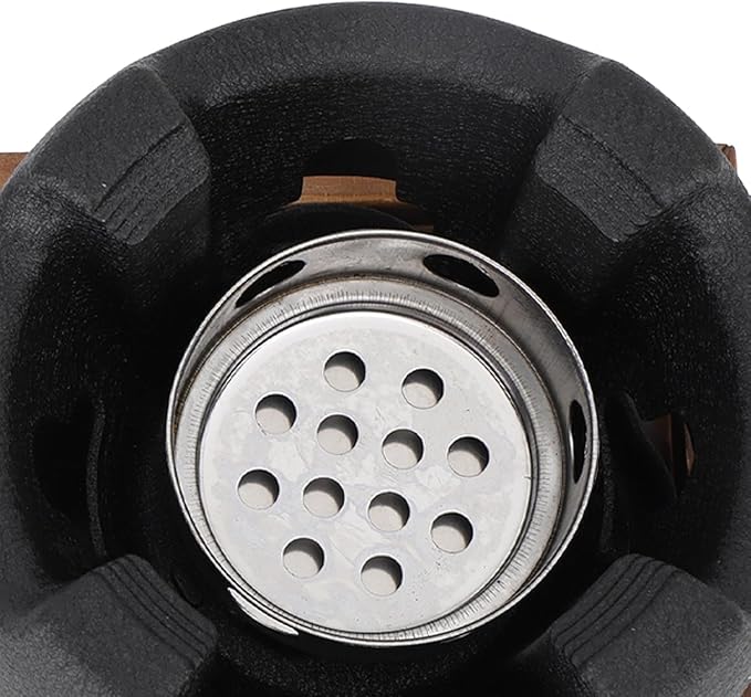 Japanese Style BBQ Grill, Portable Round Hibachi Charcoal Stove with Heat Resistant Design and Removable Ash Tray for Yakiniku, Yakitori, Robata, Takoyaki, and Outdoor Indoor Barbecue (5.9 inch)