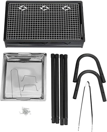 Grill Outdoor Outdoor Indoor Barbecue Charcoal Grill Portable Folding Barbecue Charcoal Grill Easy Assemble and Remove Barbecue Cooking Set Grill