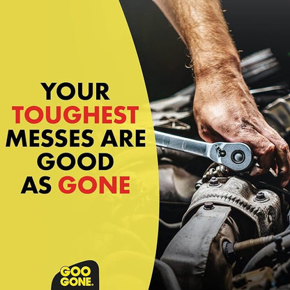 Goo Gone Spray Pro-Power Adhesive Remover with Scraper, Professional Strength, Easily Removes Wood Glue, Grease, Tar, Stickers, Goos, Wet Paint & Grime, Surface Safe, Fast Working, 16 Fl Oz