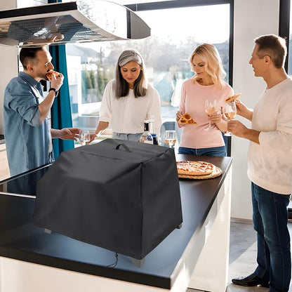 Pizza Oven Cover for Cuisinart CGG-403 3-in-1 Portable Pizza Oven,Waterproof Pizza Grill Cover for Cuisinart CPO-401 All Season Protection (27.9 x 21.2 x 17.7 inch) | Waterproof Pizza Grill Cover for Cuisinar-t CPO-401 All Season Protection (27.9 x 21....