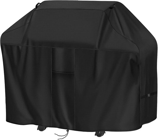 Grill Cover 44 inch,600D Heavy Duty BBQ Propane Gas Grill Cover,Waterproof Outdoor Grill Cover for Weber,Nexgrill,Brinkmann,Jenn Air,Char-Broil,Monument,Dyna-Glo 2 Burner Barbecue Grills