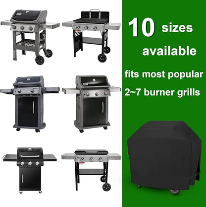 Outdoor Waterproof Small Grill Cover Fits for Weber Spirit 210 Series(E 210,S 210,E 215), Charbroil, Kenmore Grills, Heavy Duty 2 Burner BBQ Cover 30",Compared to Weber 7105