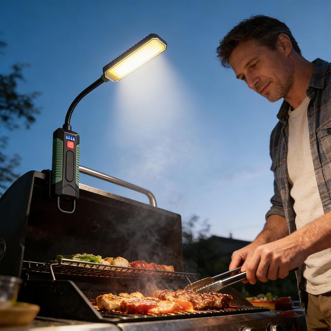 Modifiable Attractive Barbecue Light Highlighting Multiple Lighting Modes Usb CREATE Charging Transportable Sports Car Outdoor Kitchen Light