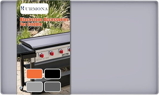 URMONA Silicone Griddle Mat for Blackstone 17 Inch Griddle, ReusableHeavy Duty Food Grade Silicone Mat, Protects From Rodents, and Rust, Keeps It Clean To Prevent