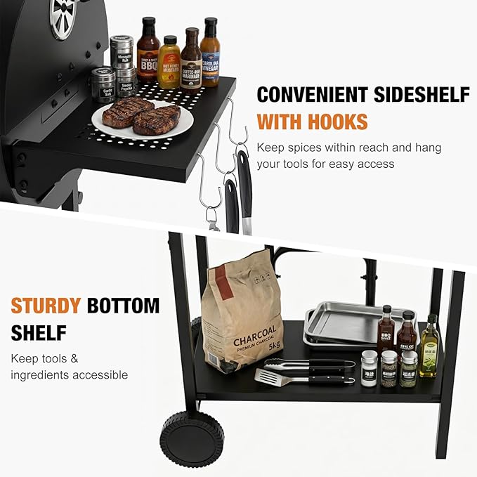 Extra Large Charcoal Grill for Outdoor Cooking