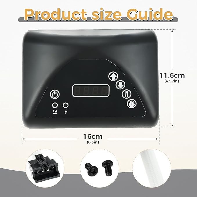 9907160014 Digital Control Panel Replacement for Masterbuilt MB20071317, 20071117, 21071218, 20071217, 20072318 Electric Digital Smoker