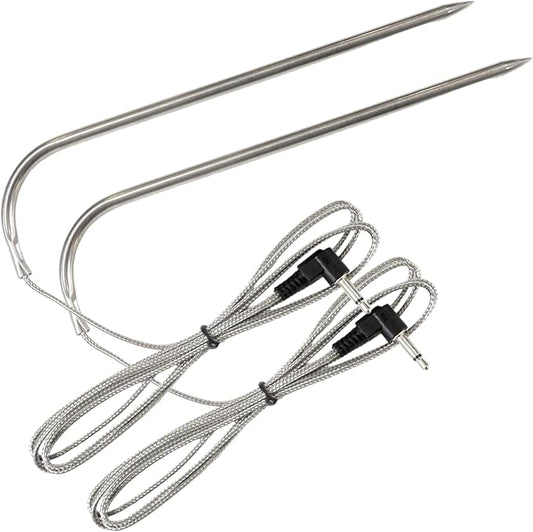 Meat Probe Replacement for Blackstone Bronco 28" XL Griddle Vertical Pellet Smoker Combo,for Blackstone Pellet Grill Meat Probe Accessories,2-Pack