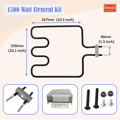 1500 Watt Heating Element Kit Replacement part for Masterbuilt 30-inch electric smokers,fit for Masterbuilt 20070210/MB20070210 Analog Electric Smoker