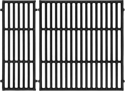 17.5" Grill Grates for Weber Spirit 300/400 & GS4 Spirit II 300 Series, Spirit E/S-310 E/S-320 E/S-330 E425 E435, Genesis Silver/Gold B & C, Spirit 700,Cast Iron Grill Parts for Weber Spirit 7638 7639