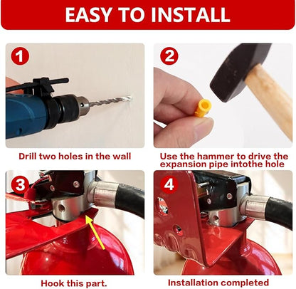 Fire Extinguisher Mounts & Brackets,4 Pack Fire Extinguisher Brackets and Holders, Fire Extinguisher Wall Hook Holder Hanger for 10 lb fire Extinguisher Mount