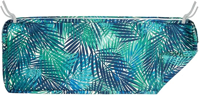 NettyPro Patio Bench/Swing Cushion Cover 45 x 18 x 3 Inch, Water Resistant UV Protection Outdoor Furniture Loveseat Cushion Slipcover with Zipper, Replacement Cover Only