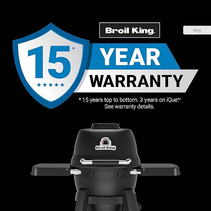 Broil King 420150 Keg Kamado Charcoal Grill in Black